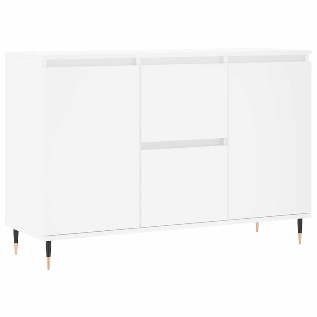 Buffet blanc 101,5x35x70 cm bois d'ingénierie - XIOS