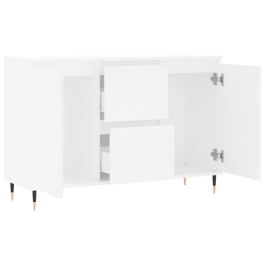 Buffet blanc 101,5x35x70 cm bois d'ingénierie - XIOS