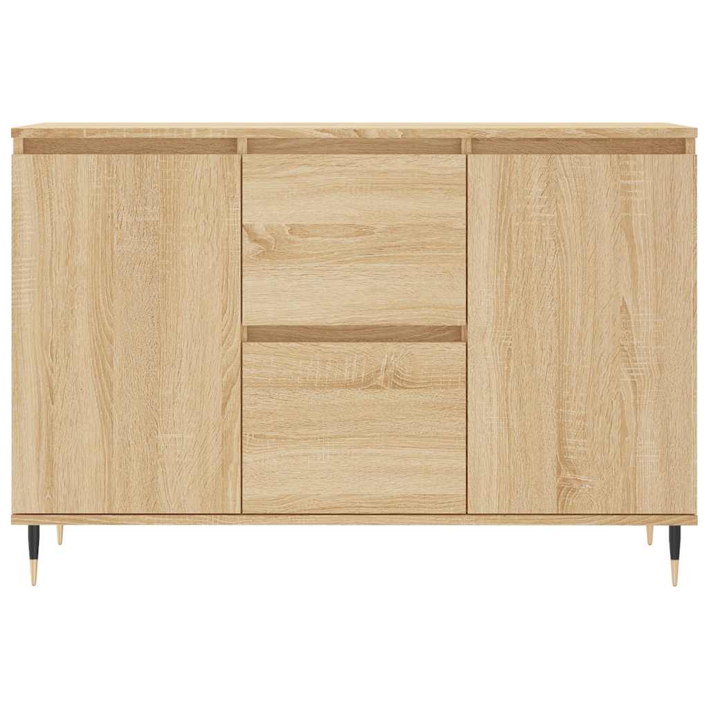 Buffet chêne sonoma 101,5x35x70 cm bois d'ingénierie - XIOS