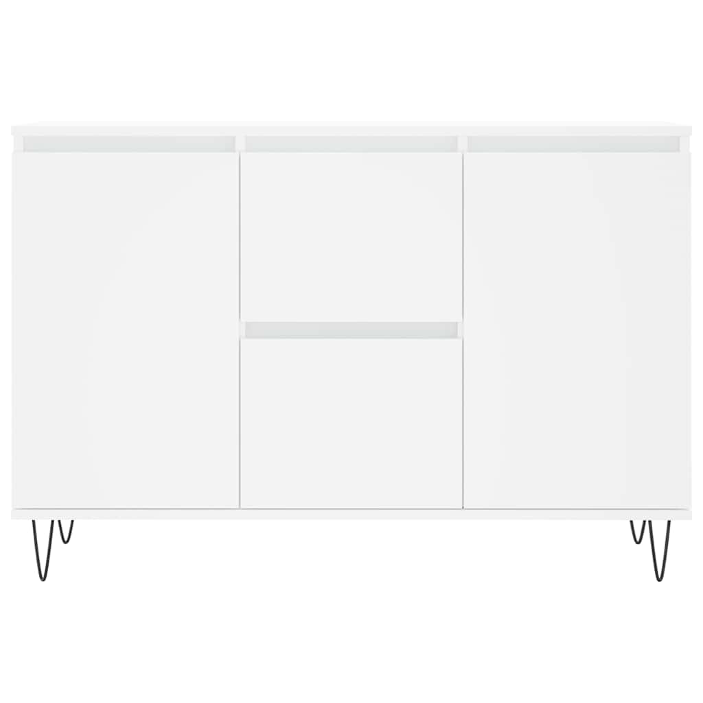 Buffet blanc 101,5x35x70 cm bois d'ingénierie - XIOS