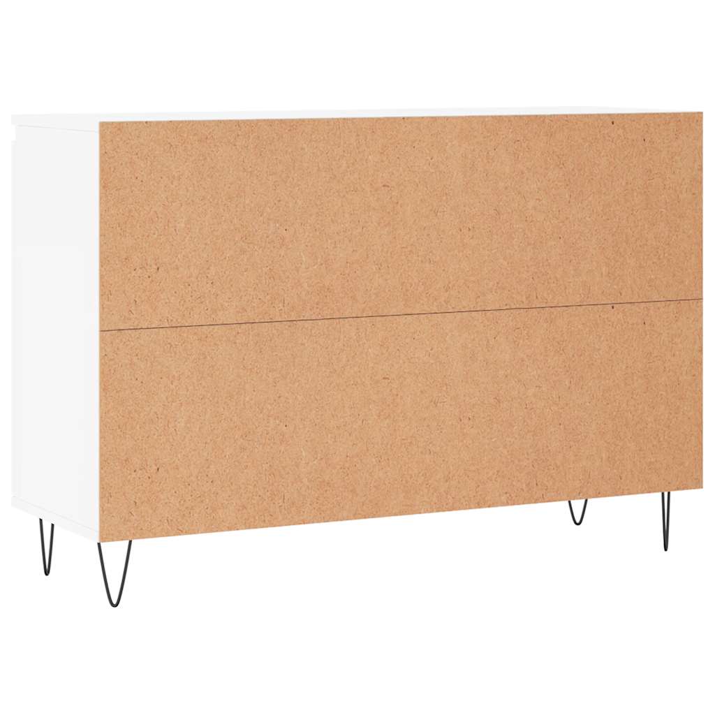 Buffet blanc 101,5x35x70 cm bois d'ingénierie - XIOS