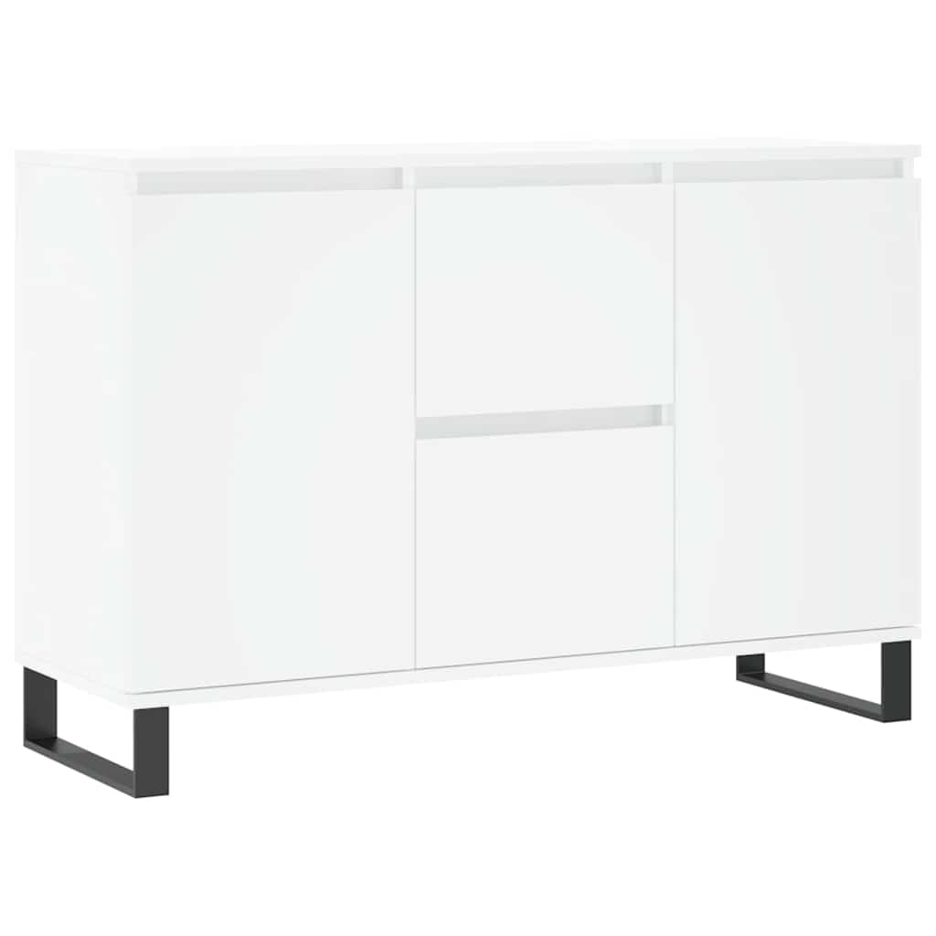 Buffet blanc 101,5x35x70 cm bois d'ingénierie - XIOS