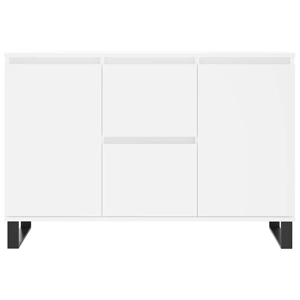 Buffet blanc 101,5x35x70 cm bois d'ingénierie - XIOS