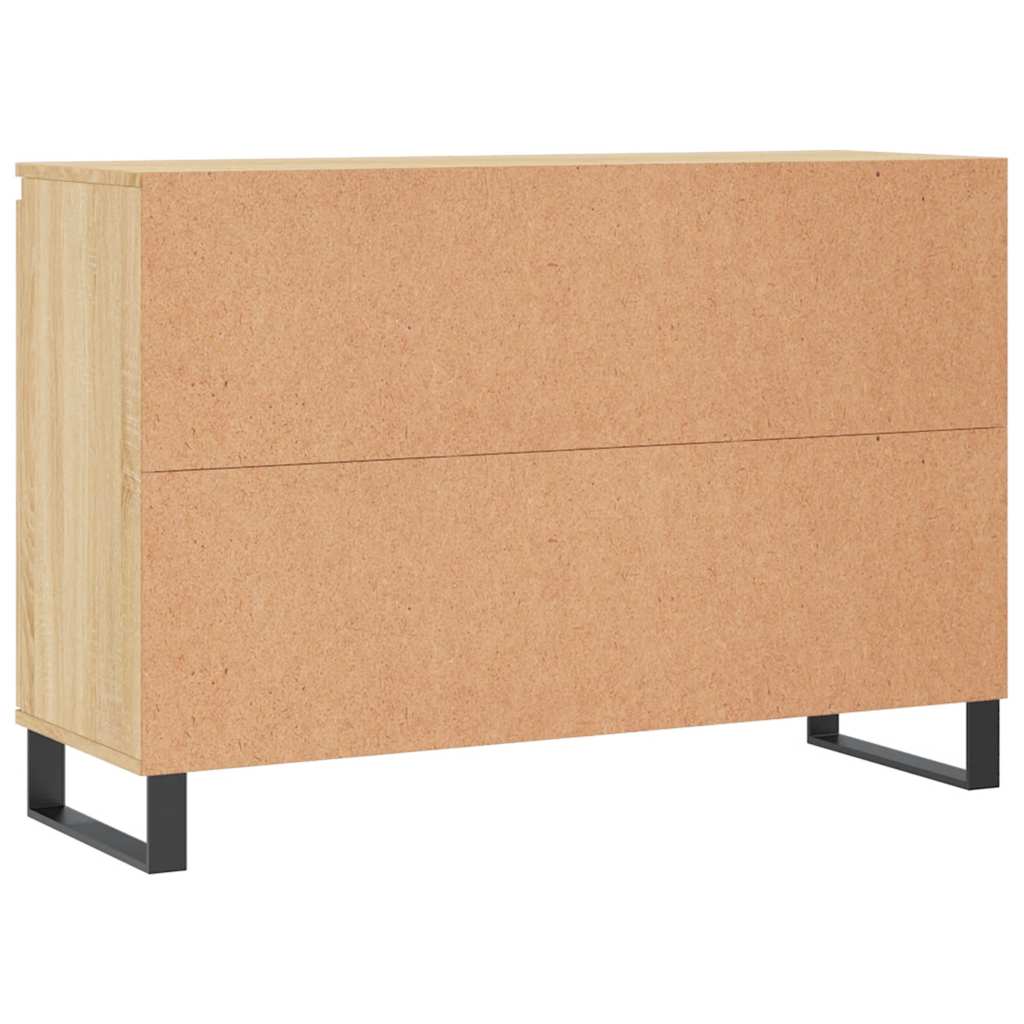 Buffet chêne sonoma 101,5x35x70 cm bois d'ingénierie - XIOS