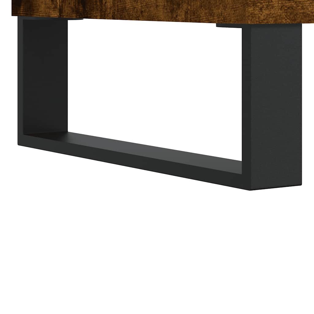 Buffet chêne fumé 101,5x35x70 cm bois d'ingénierie - XIOS