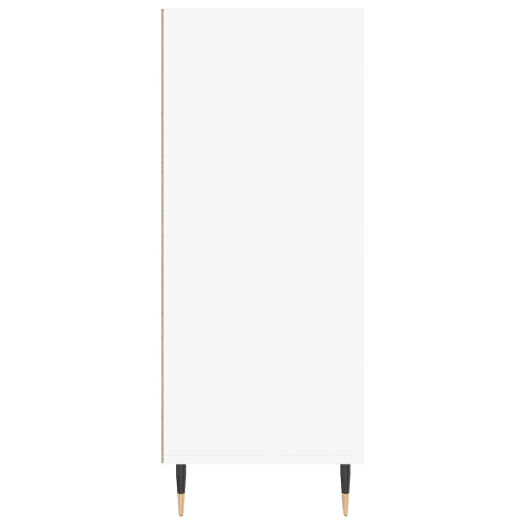 Buffet haut blanc 57x35x90 cm bois d'ingénierie - XIOS