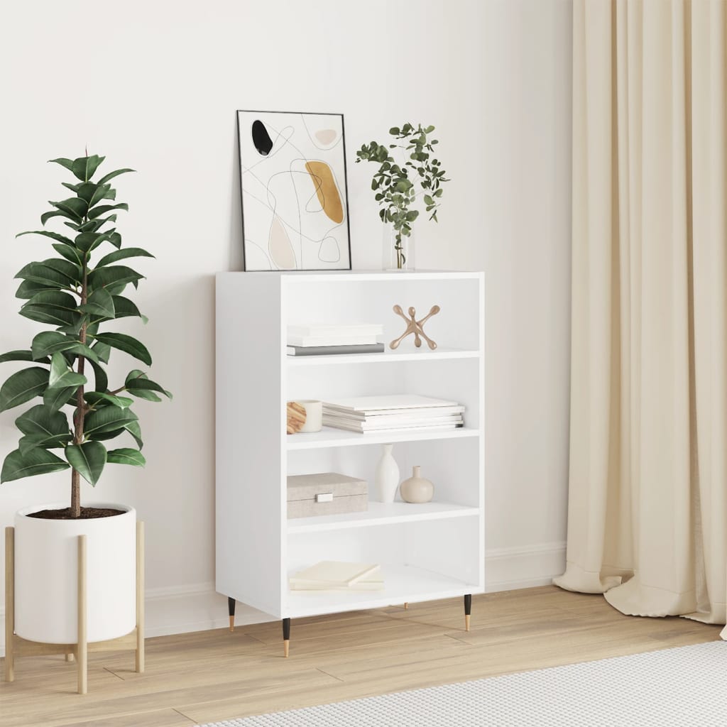 Buffet haut blanc 57x35x90 cm bois d'ingénierie - XIOS