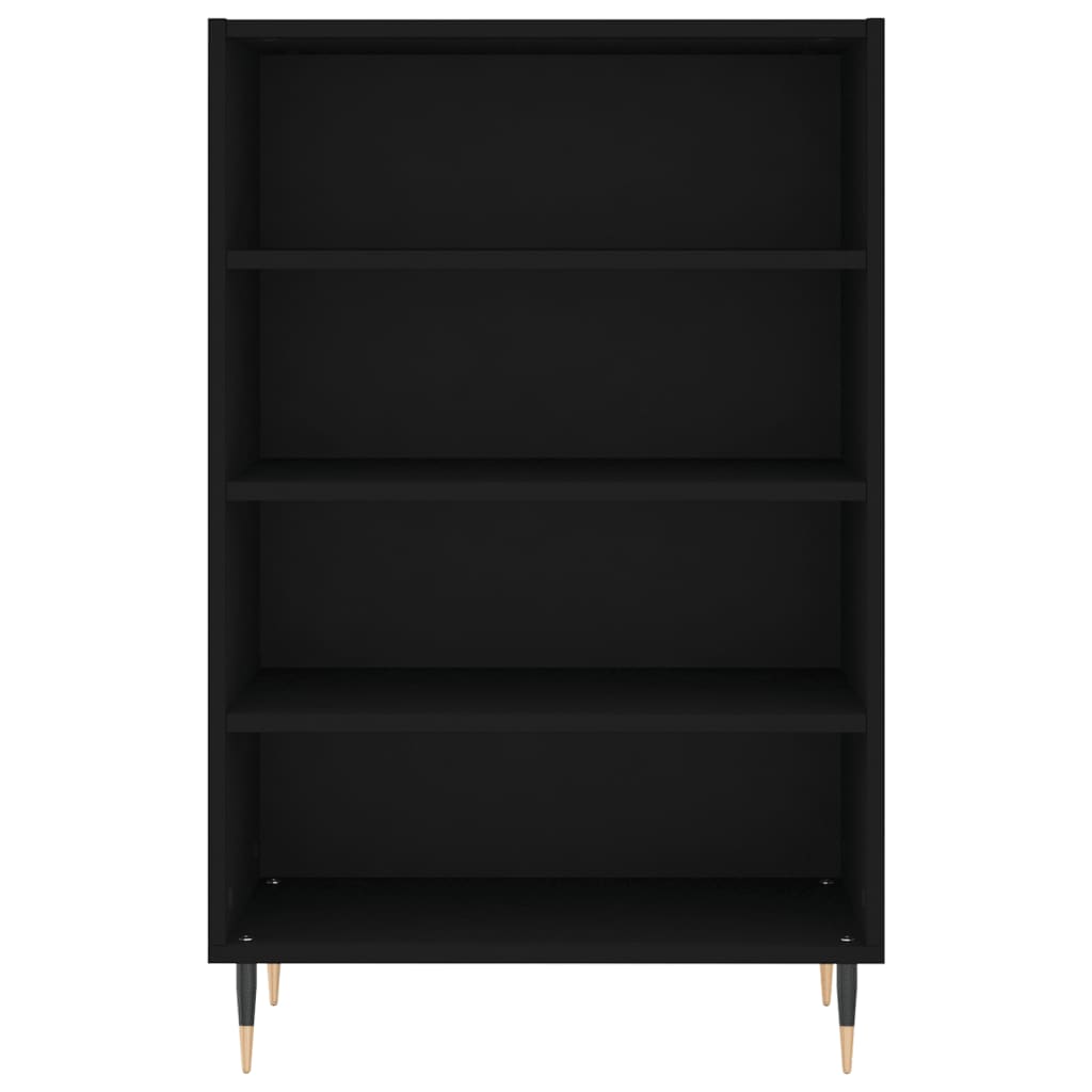 Buffet haut noir 57x35x90 cm bois d'ingénierie - XIOS