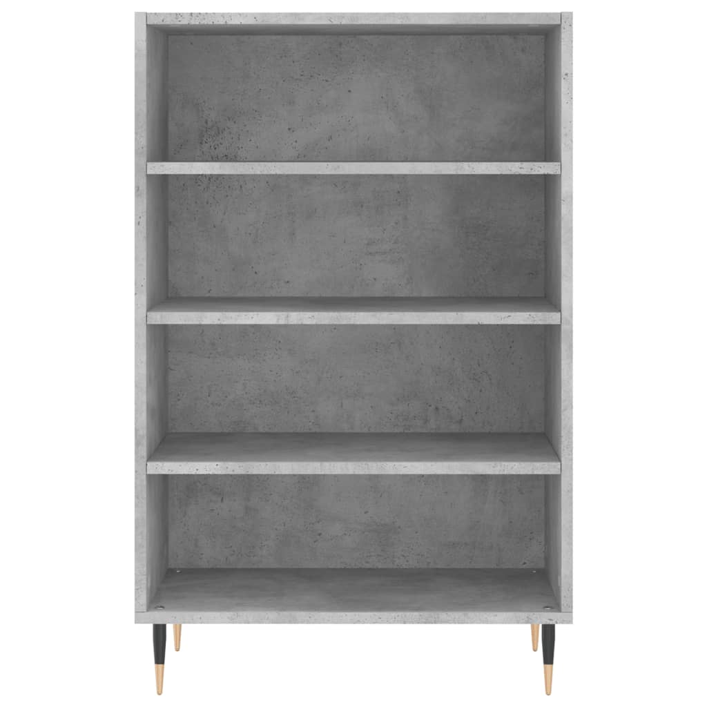 Buffet haut gris béton 57x35x90 cm bois d'ingénierie - XIOS