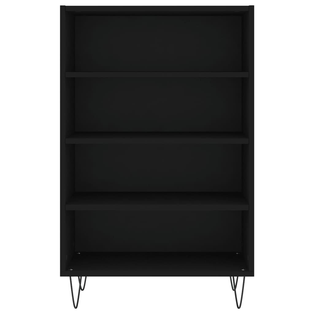 Buffet haut noir 57x35x90 cm bois d'ingénierie - XIOS