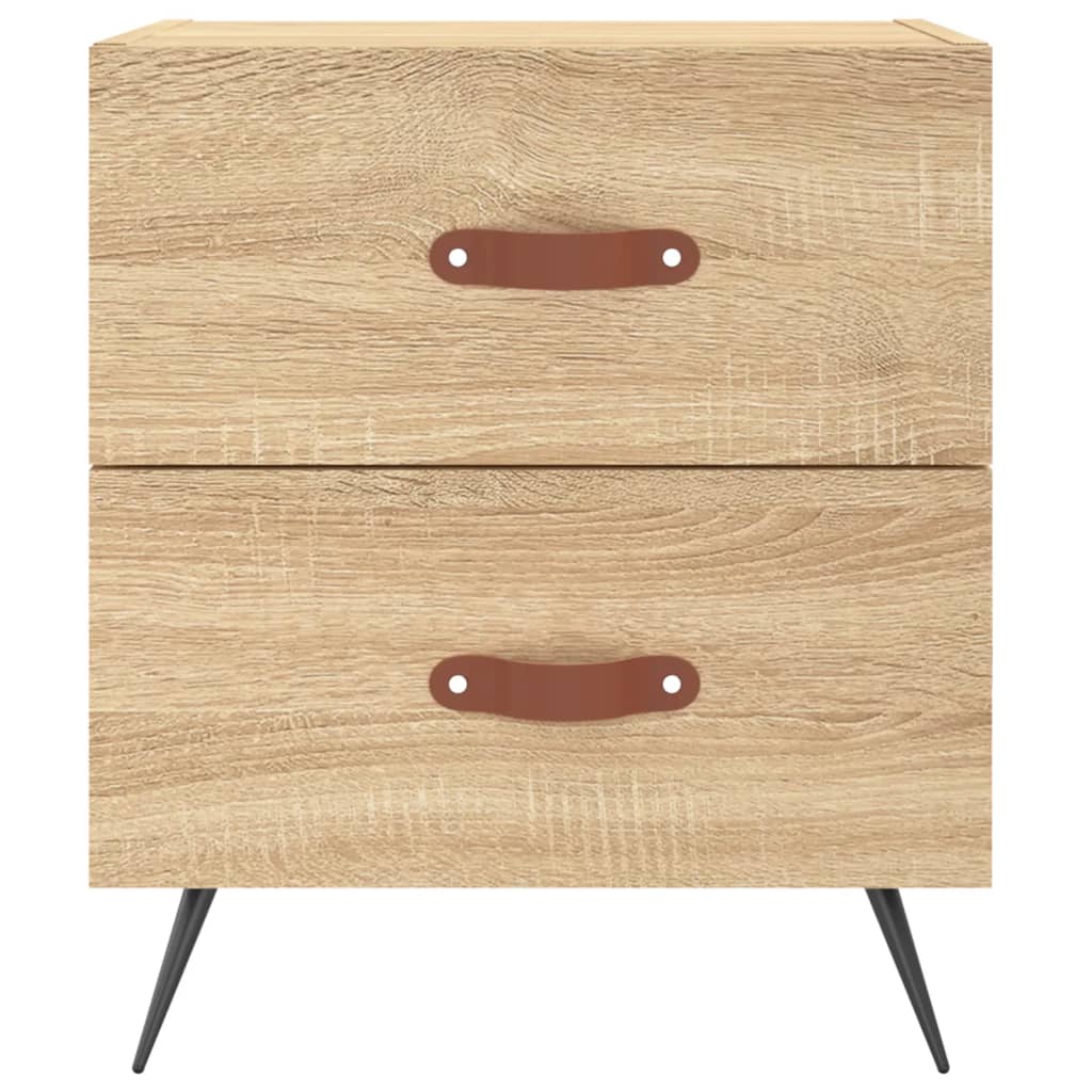 Tables de chevet 2 pcs chêne sonoma 40x35x47,5 cm - XIOS