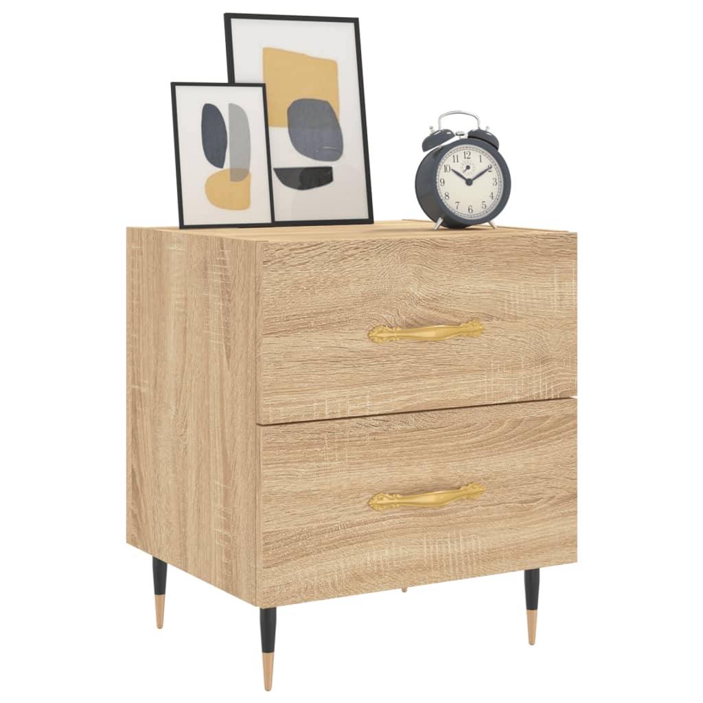 Table de chevet chêne sonoma 40x35x47,5 cm bois d’ingénierie - XIOS