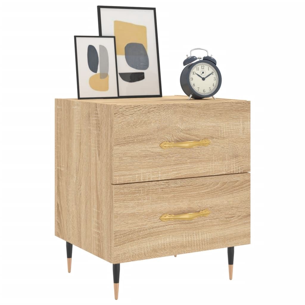 Tables de chevet 2 pcs chêne sonoma 40x35x47,5 cm - XIOS