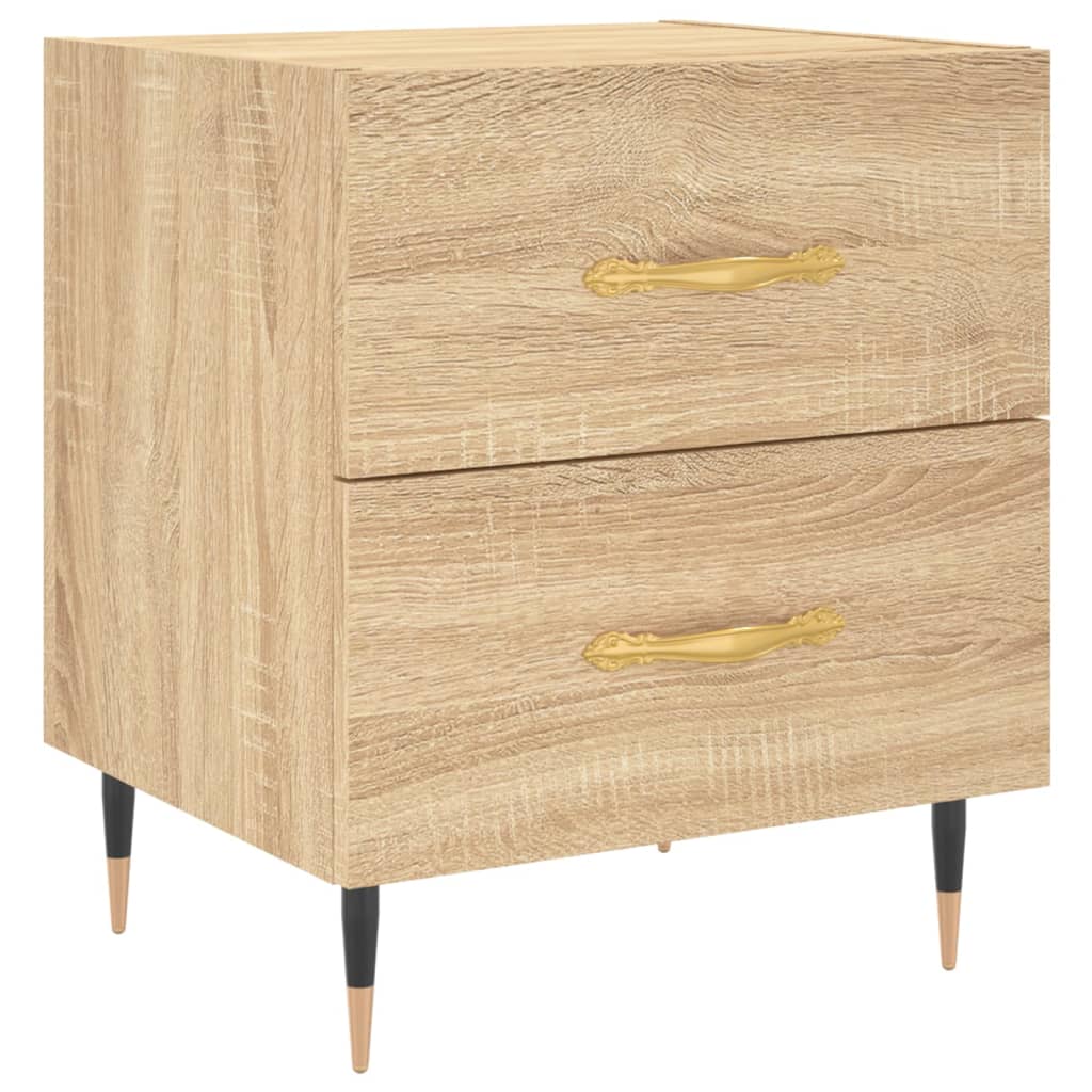 Tables de chevet 2 pcs chêne sonoma 40x35x47,5 cm - XIOS