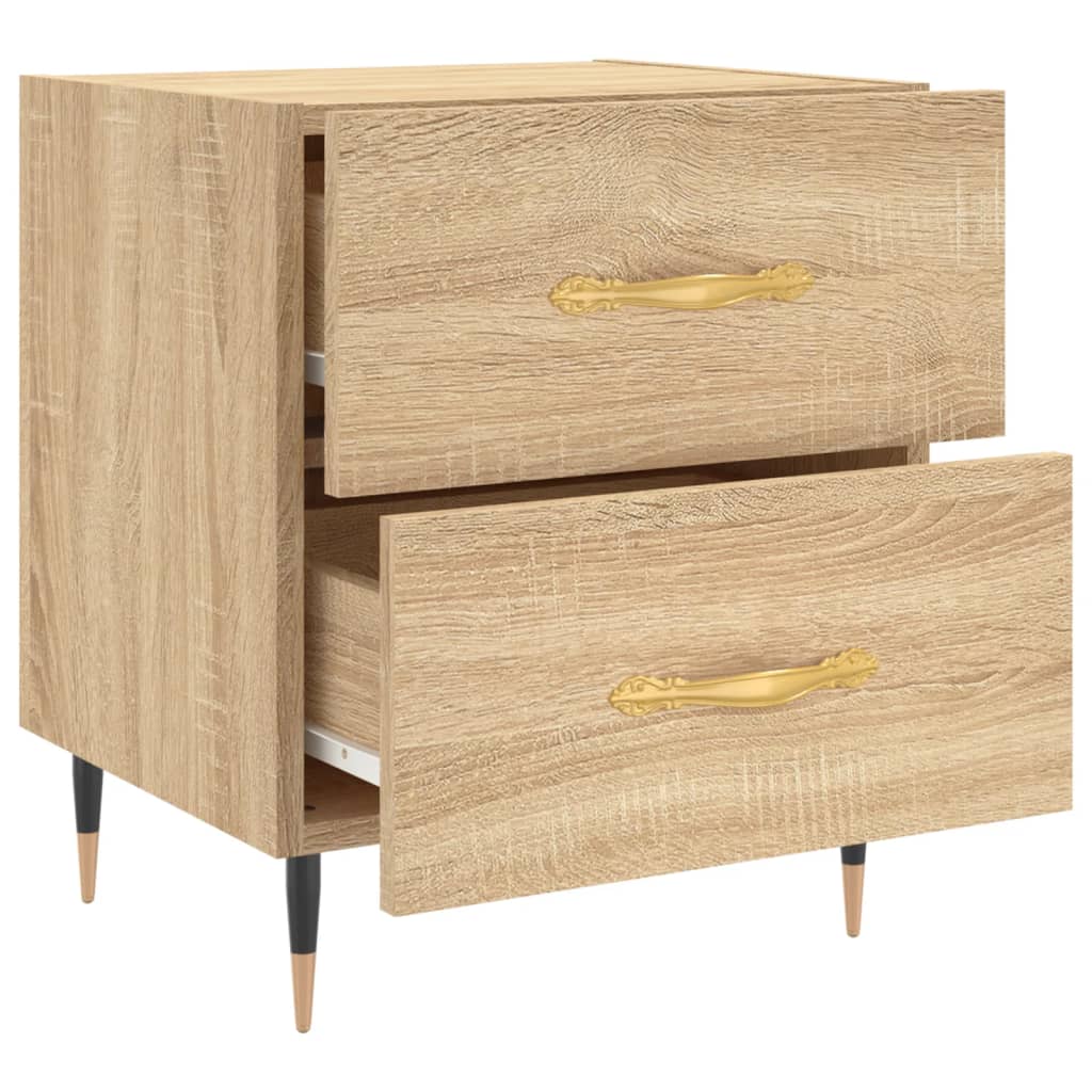 Tables de chevet 2 pcs chêne sonoma 40x35x47,5 cm - XIOS