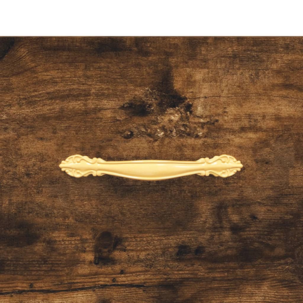 Tables de chevet 2pcs chêne fumé 40x35x47,5cm bois d’ingénierie - XIOS