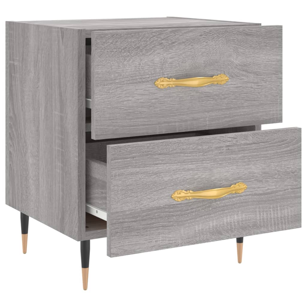 Tables de chevet 2 pcs sonoma gris 40x35x47,5 cm - XIOS