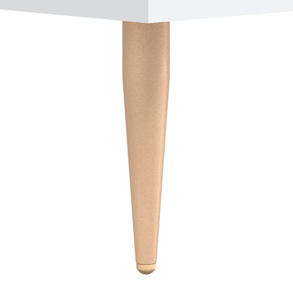 Tables de chevet 2 pcs blanc 40x35x47,5 cm bois d’ingénierie - XIOS