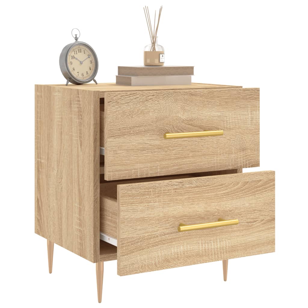 Tables de chevet 2 pcs chêne sonoma 40x35x47,5 cm - XIOS