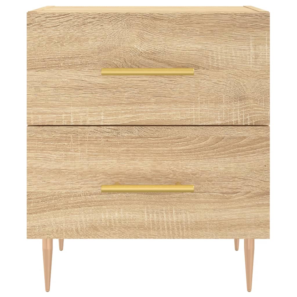 Tables de chevet 2 pcs chêne sonoma 40x35x47,5 cm - XIOS