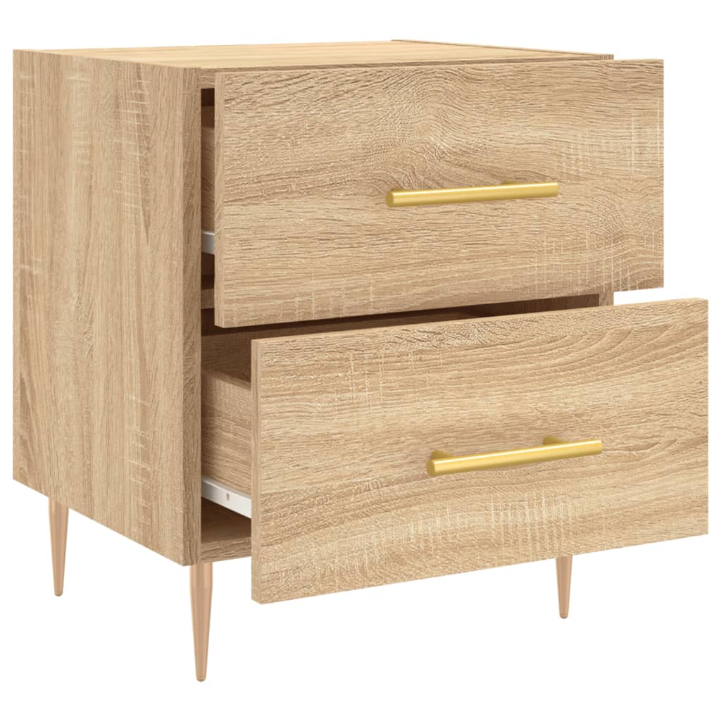 Tables de chevet 2 pcs chêne sonoma 40x35x47,5 cm - XIOS