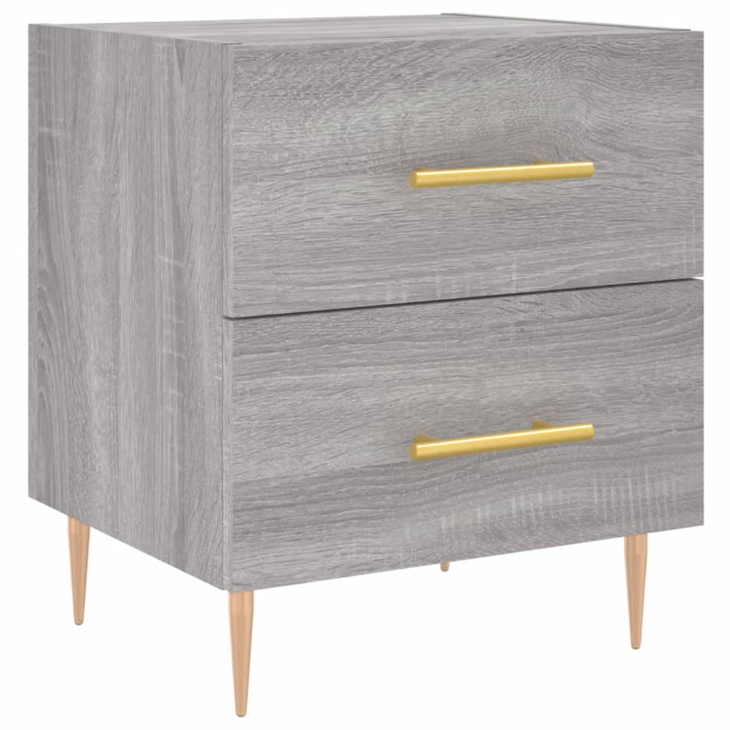 Tables de chevet 2 pcs sonoma gris 40x35x47,5 cm - XIOS