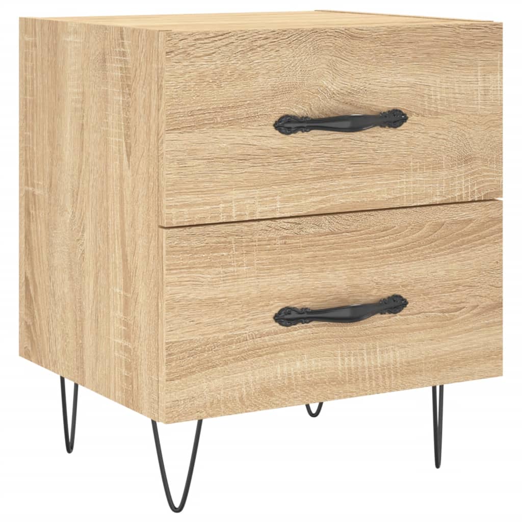 Tables de chevet 2 pcs chêne sonoma 40x35x47,5 cm - XIOS