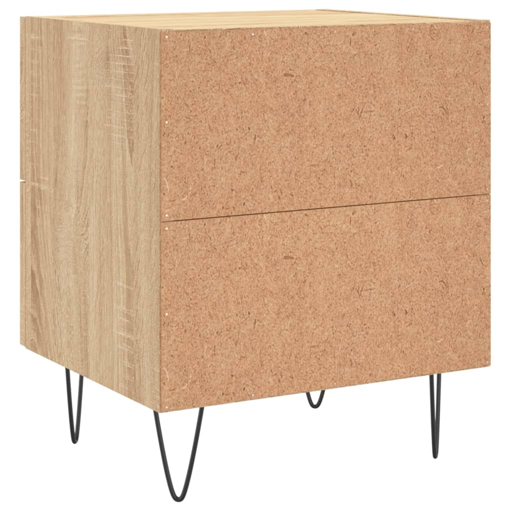 Tables de chevet 2 pcs chêne sonoma 40x35x47,5 cm - XIOS