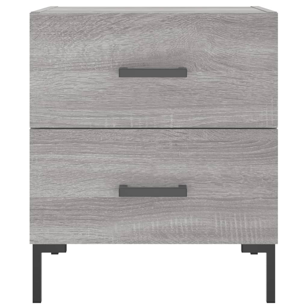 Tables de chevet 2 pcs sonoma gris 40x35x47,5 cm - XIOS