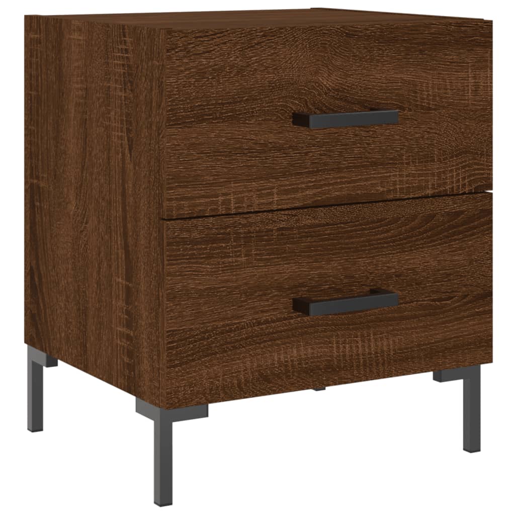 Tables de chevet 2 pcs chêne marron 40x35x47,5 cm - XIOS