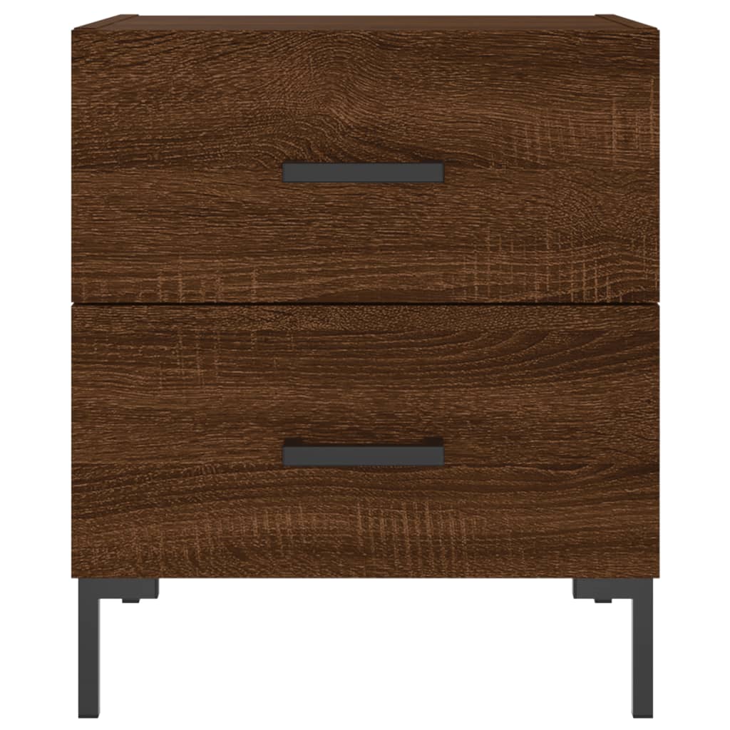 Tables de chevet 2 pcs chêne marron 40x35x47,5 cm - XIOS