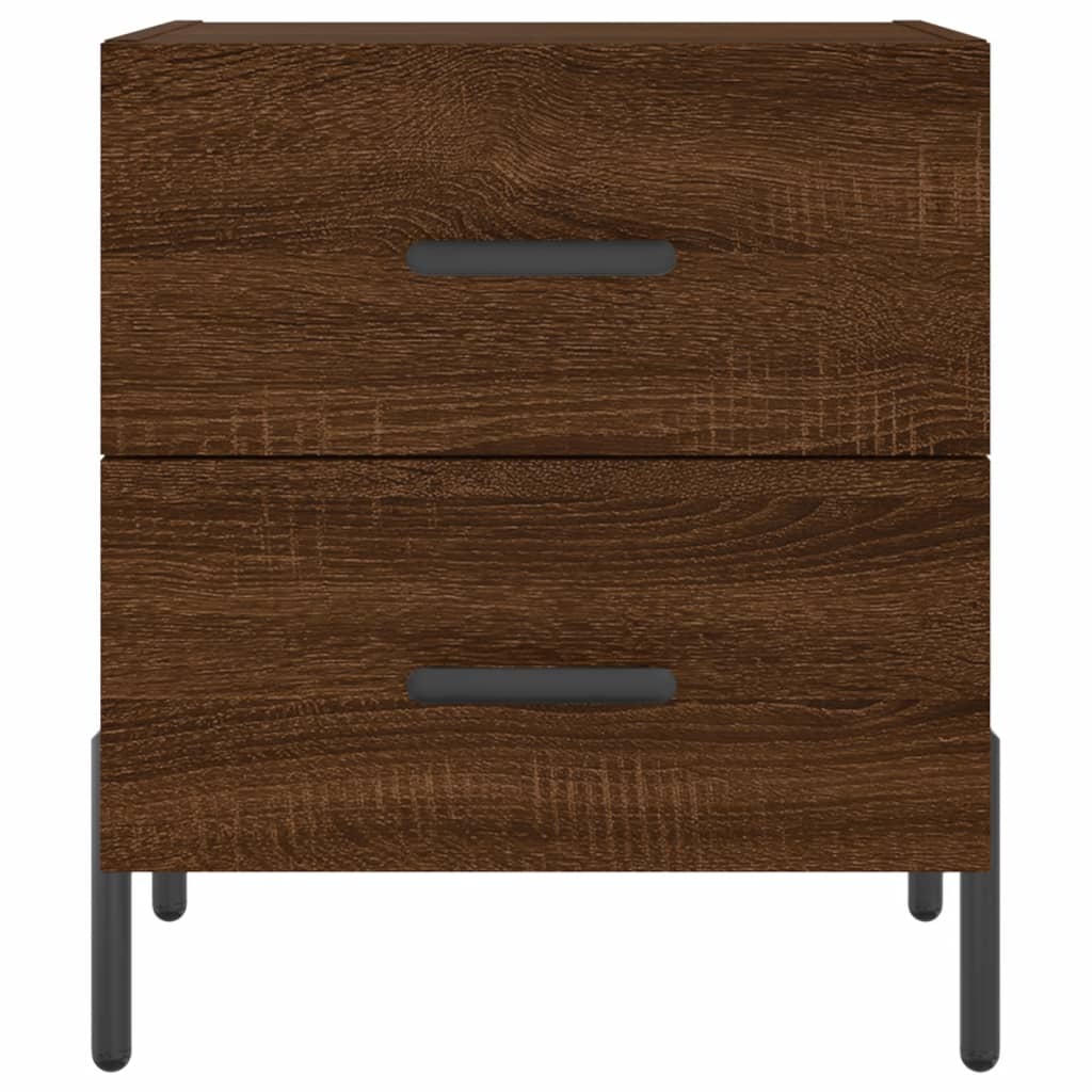 Tables de chevet 2 pcs chêne marron 40x35x47,5 cm - XIOS