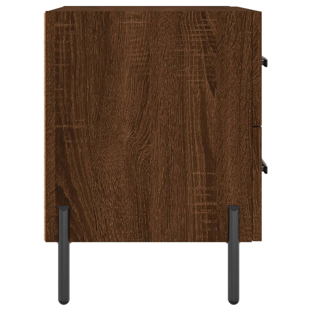 Tables de chevet 2 pcs chêne marron 40x35x47,5 cm - XIOS