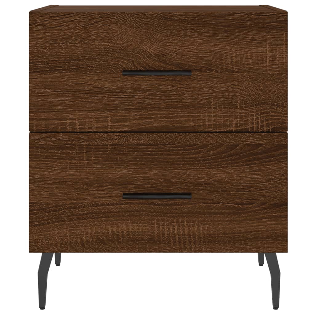 Tables de chevet 2 pcs chêne marron 40x35x47,5 cm - XIOS