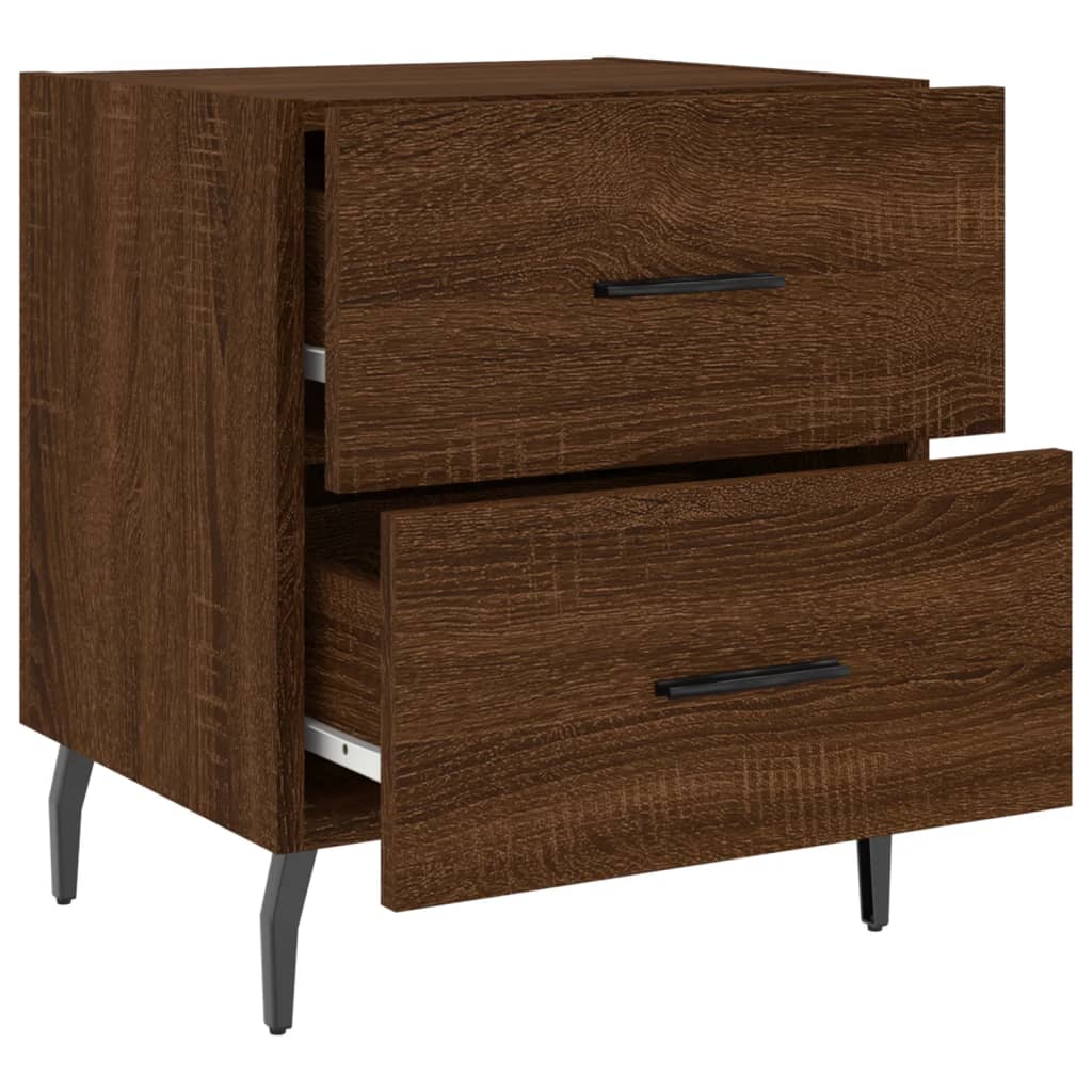 Tables de chevet 2 pcs chêne marron 40x35x47,5 cm - XIOS