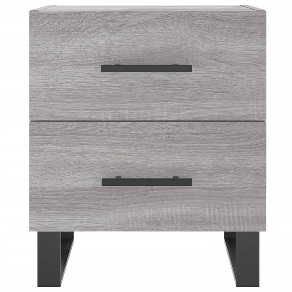Table de chevet sonoma gris 40x35x47,5 cm bois d’ingénierie - XIOS