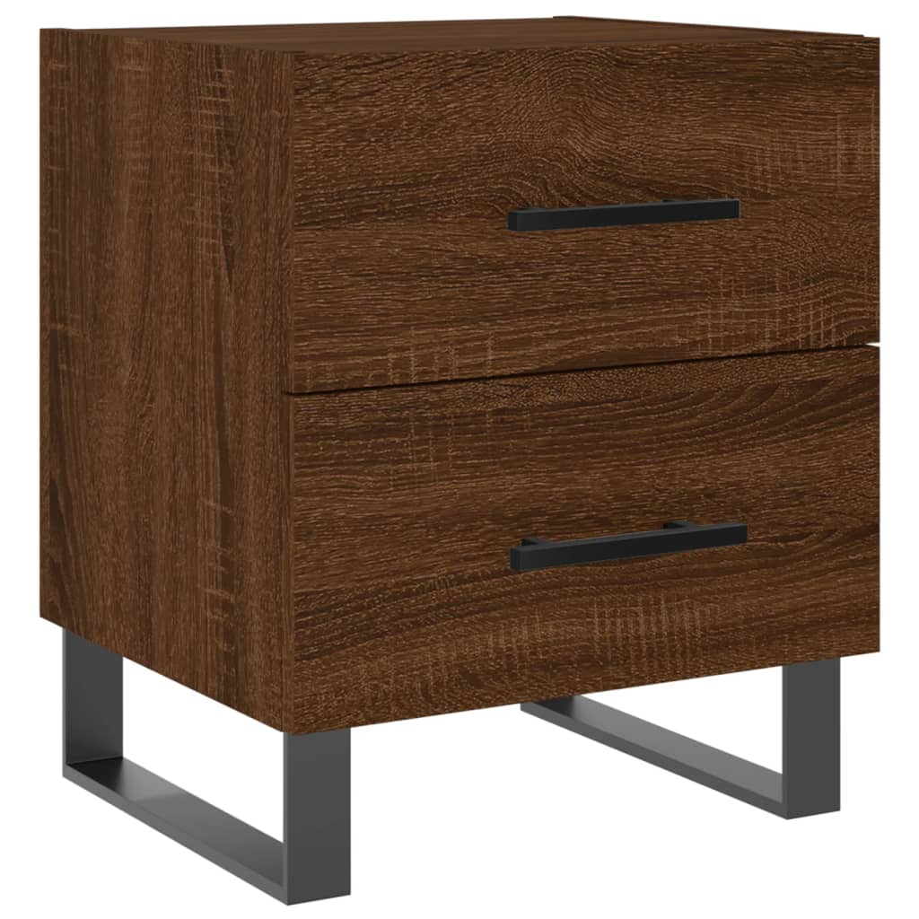 Tables de chevet 2 pcs chêne marron 40x35x47,5 cm - XIOS