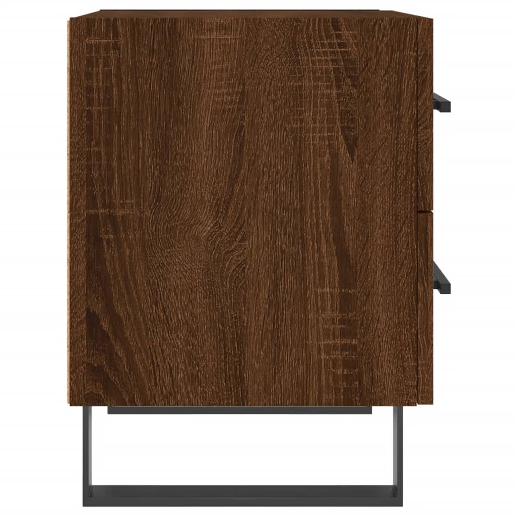 Tables de chevet 2 pcs chêne marron 40x35x47,5 cm - XIOS