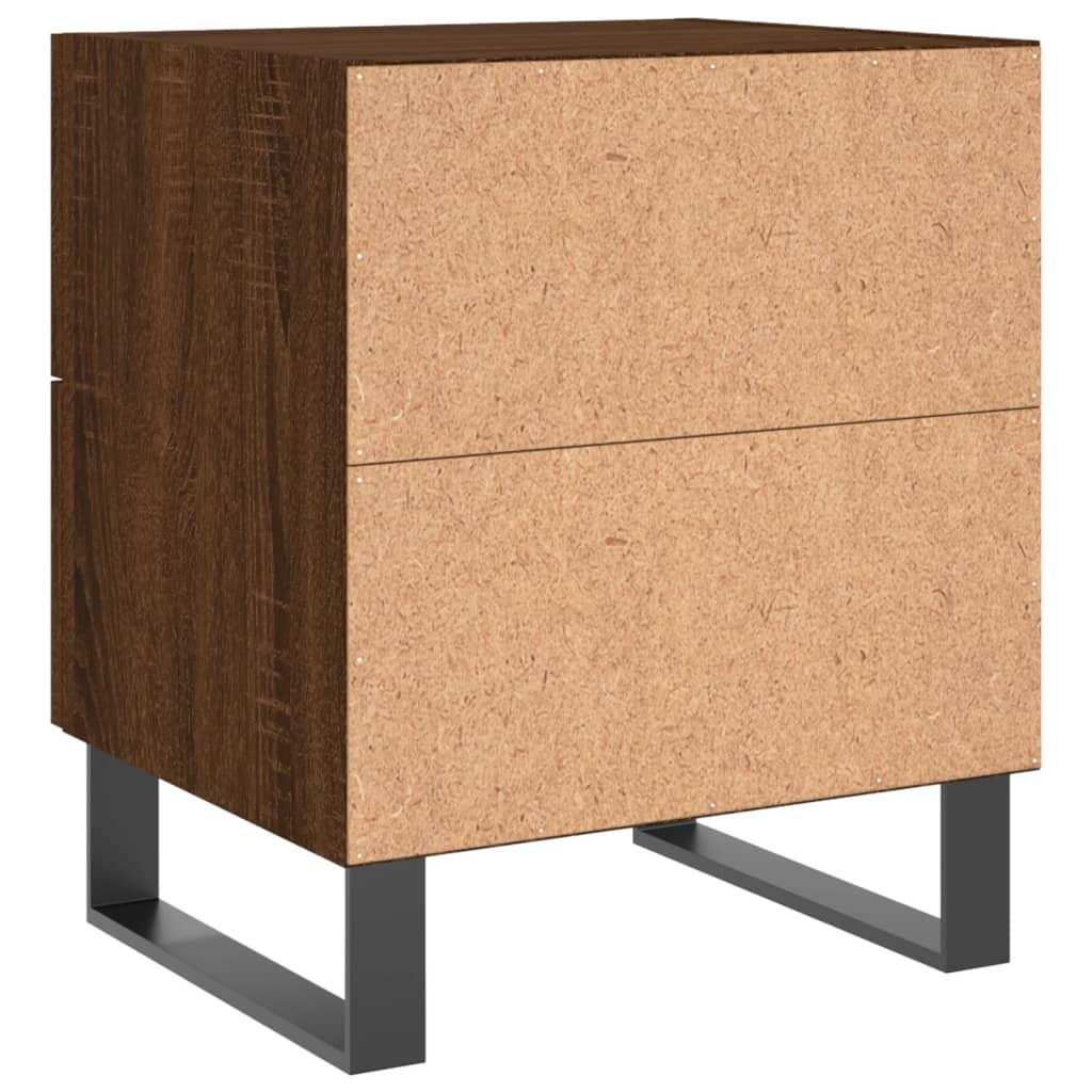 Tables de chevet 2 pcs chêne marron 40x35x47,5 cm - XIOS