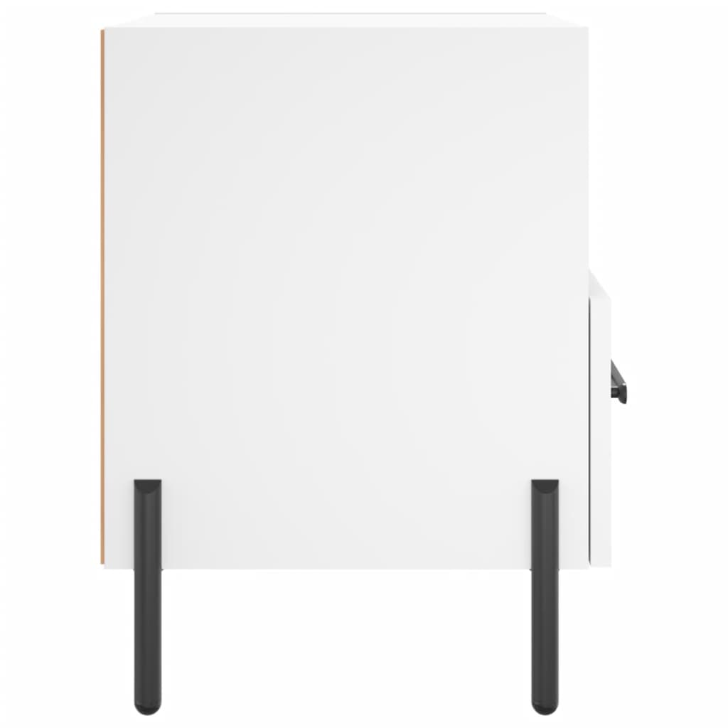 Tables de chevet 2 pcs blanc 40x35x47,5 cm bois d’ingénierie - XIOS