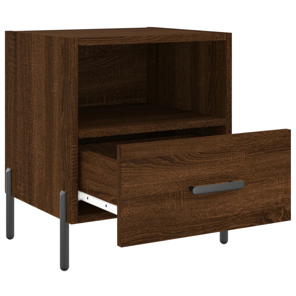 Tables de chevet 2 pcs chêne marron 40x35x47,5 cm - XIOS