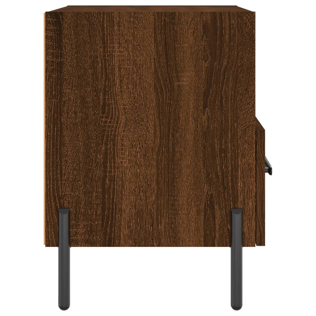 Tables de chevet 2 pcs chêne marron 40x35x47,5 cm - XIOS