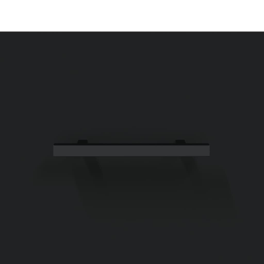 Tables de chevet 2 pcs noir 40x35x47,5 cm bois d’ingénierie - XIOS