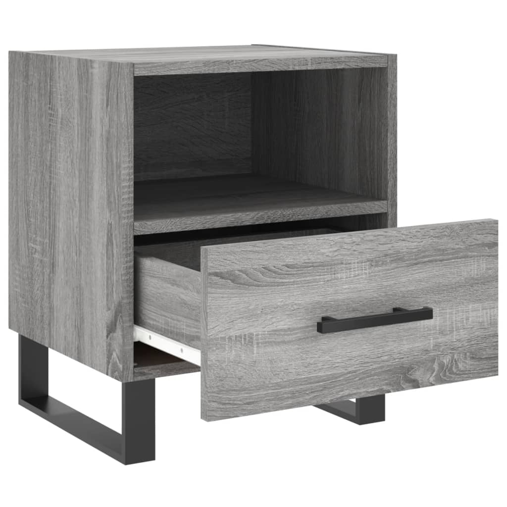 Tables de chevet 2 pcs sonoma gris 40x35x47,5 cm - XIOS