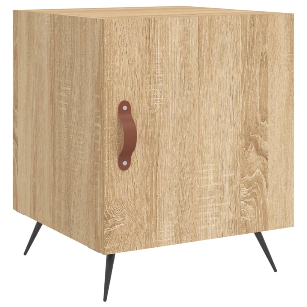 Table de chevet chêne sonoma 40x40x50 cm bois d’ingénierie - XIOS