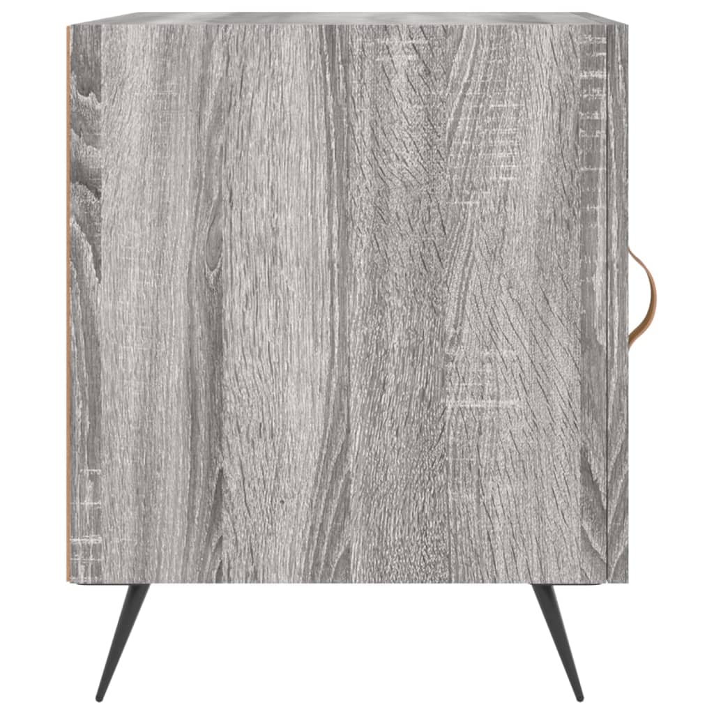 Tables de chevet 2 pcs sonoma gris 40x40x50cm bois d'ingénierie - XIOS