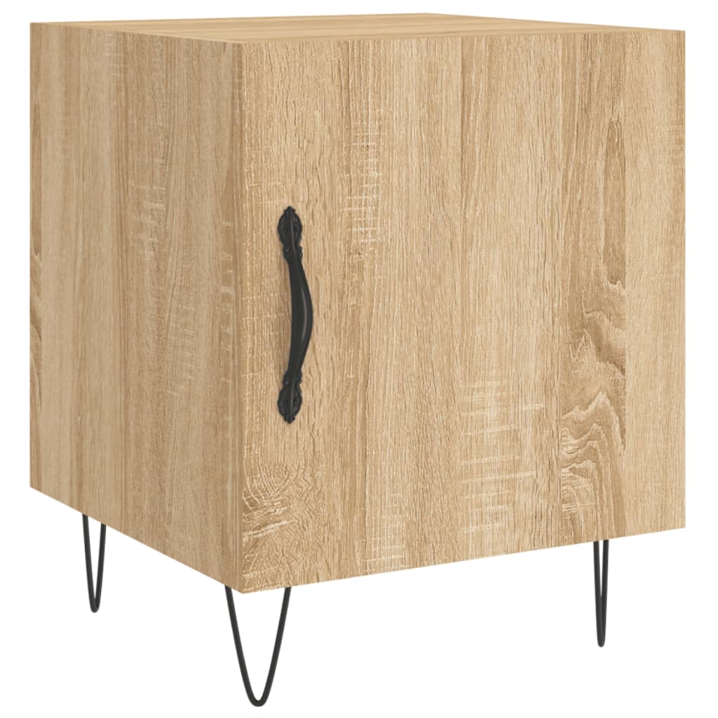 Table de chevet chêne sonoma 40x40x50 cm bois d’ingénierie - XIOS