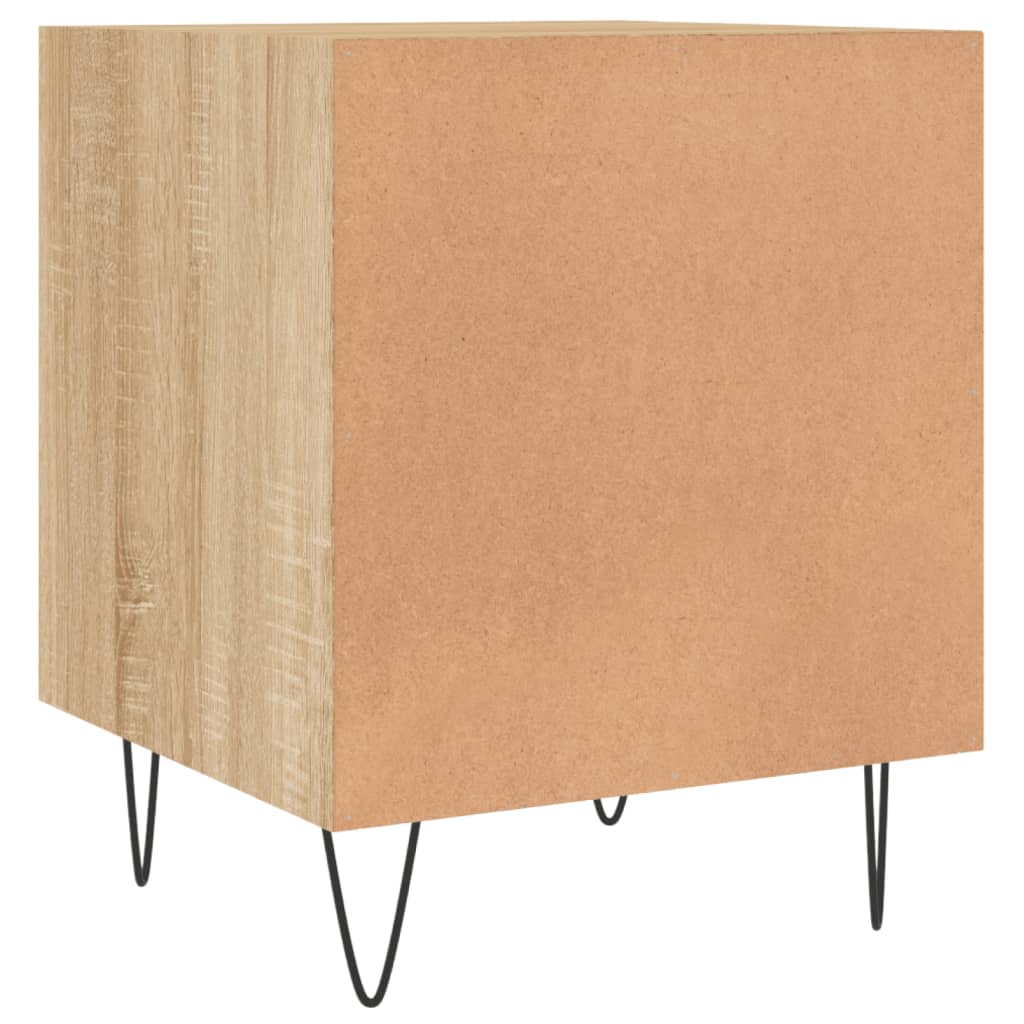 Tables de chevet 2 pcs chêne sonoma 40x40x50 cm bois ingénierie - XIOS
