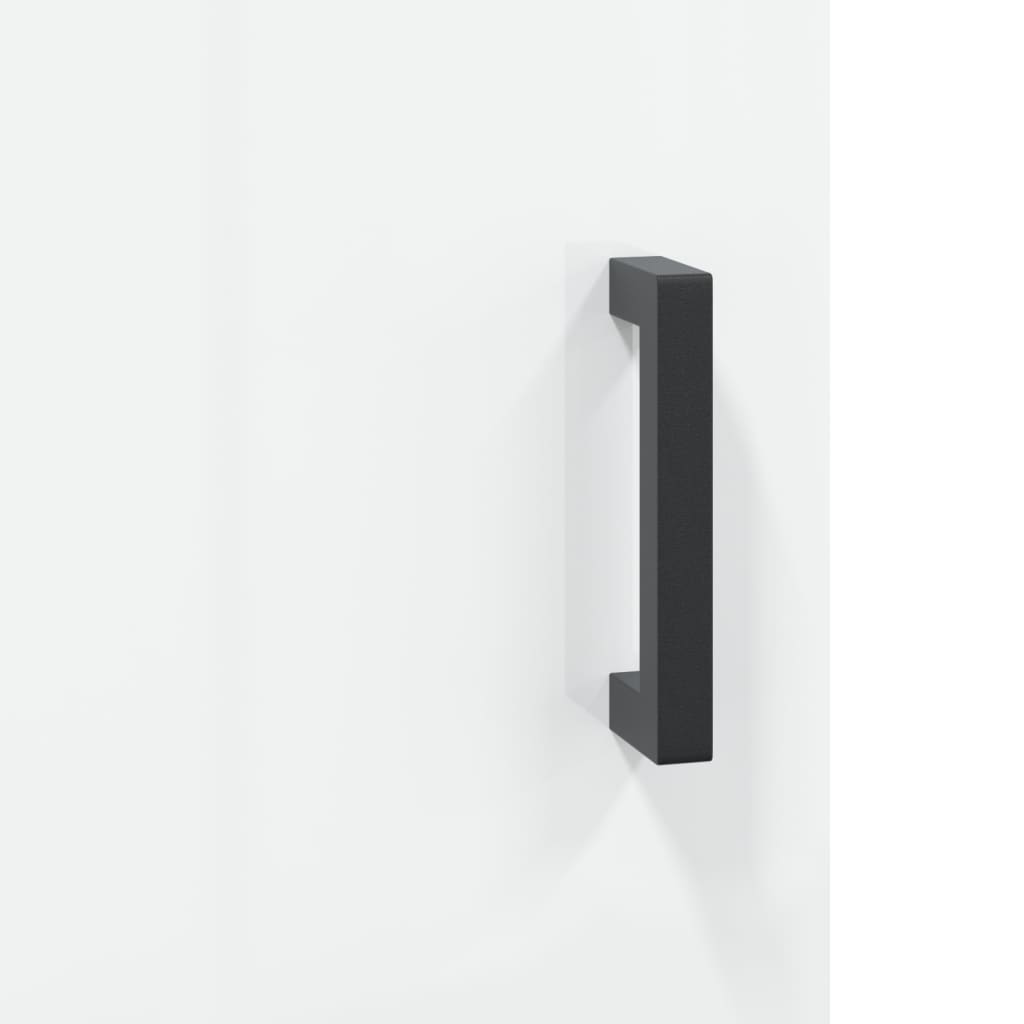 Tables de chevet 2 pcs blanc brillant 40x40x50 cm - XIOS