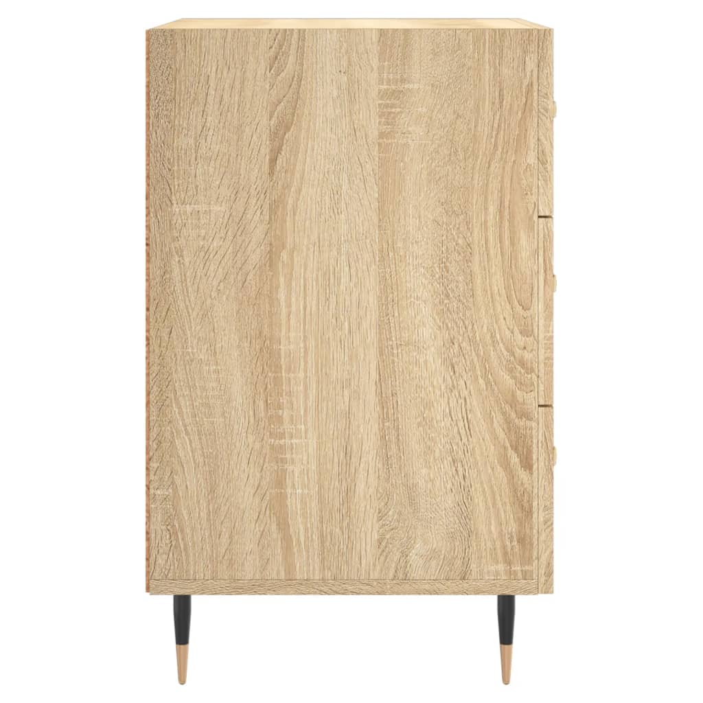 Table de chevet chêne sonoma 40x40x66 cm bois d'ingénierie - XIOS